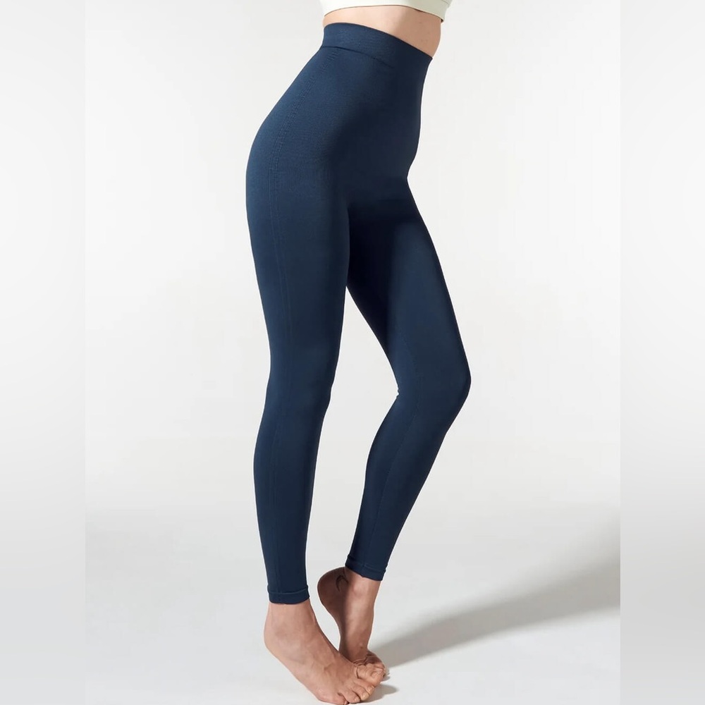 BLANQI everyday high waist postpartum nursing support leggings M storm maternity